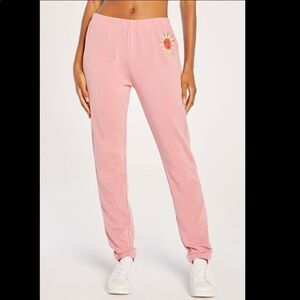 Wildfox Del Sol Bubblegum Joggers NWT